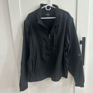 Walter Hagen Men's Convertible Sleeve Golf Windbreaker Jacket Black Size XL